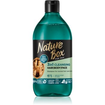 Nature box walnut gel de dus pentru curatare pentru față, corp și păr
