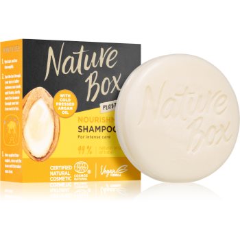 Nature Box Argan șampon solid cu efect de nutritiv Nature Box