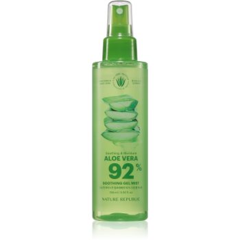 NATURE REPUBLIC Soothing & Moisture Aloe Vera 92% Soothing Gel Mist apă de față revigorantă cu efect calmant