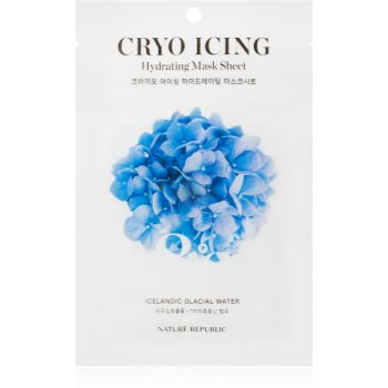 NATURE REPUBLIC Cryo Icing Hydrating Mask Sheet mască textilă hidratantă cu efect calmant