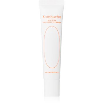 NATURE REPUBLIC Kombucha Black Tea The First Eye Cream crema de ochi hidratanta cu efect antirid