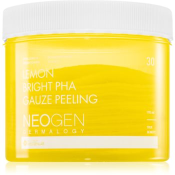 Neogen Dermalogy Clean Beauty Gauze Peeling Lemon Bright PHA discuri pentru indepartarea impuritatilor pentru strălucirea și netezirea pielii accesorii imagine noua