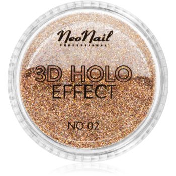 NeoNail 3D Holo Effect pudra cu particule stralucitoare pentru unghii NeoNail