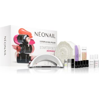 NEONAIL Adorable Starter Set set cadou pentru unghii accesorii imagine noua