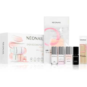 Neonail Baby Boomer Set Nude Set Pentru Manichiura Perfecta Nude Culoare