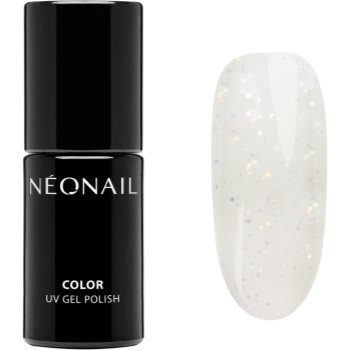 NEONAIL Baby Bloomer lac de unghii sub forma de gel cu particule stralucitoare