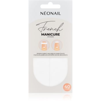 NEONAIL French Manicure Stickers folii autocolante pentru unghii