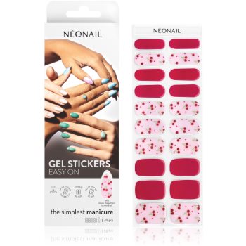 NEONAIL Easy On Gel Stickers folii autocolante pentru unghii cu utilizarea lămpii UV/LED