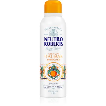 Neutro Roberts Italiane Siracusa deodorant spray cu o eficienta de 48 h