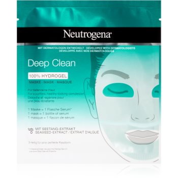 Neutrogena deep clean mască intensă cu hidrogel pentru curatare profunda