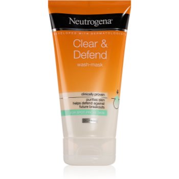 Neutrogena Clear & Defend Masca si gel de curatare 2 in 1 Neutrogena