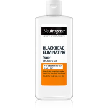 Neutrogena Blackhead Eliminating tonic pentru curatare impotriva punctelor negre