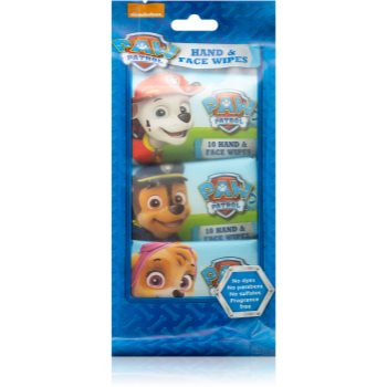 Nickelodeon Paw Patrol Hand & Face Wipes servetele delicate pentru copii pentru fata, maini si corp