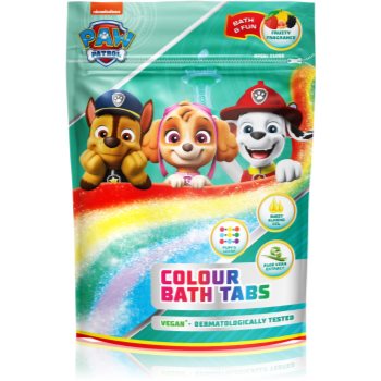 Nickelodeon Paw Patrol Colour Bath Tabs produse pentru baie pentru copii