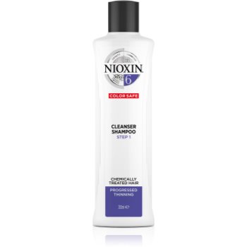 Nioxin System 6 Color Safe Cleanser Shampoo sampon pentru curatare pentru parul tratat chimic accesorii imagine noua