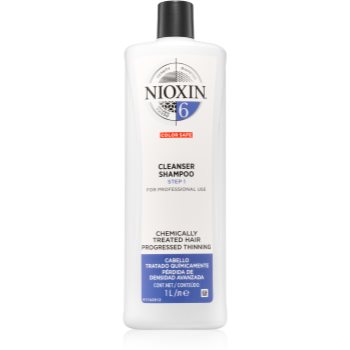 Nioxin System 6 Color Safe Cleanser Shampoo Sampon Pentru Curatare Pentru Parul Tratat Chimic