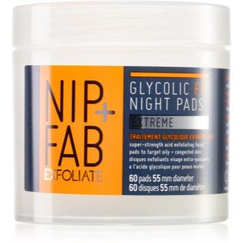 NIP+FAB Glycolic Fix Extreme dischete demachiante pentru noapte