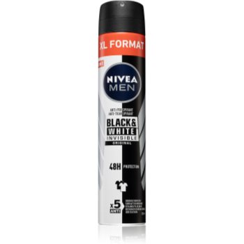 Nivea Men Black & White Invisible Original spray anti-perspirant pentru barbati Nivea Bărbați