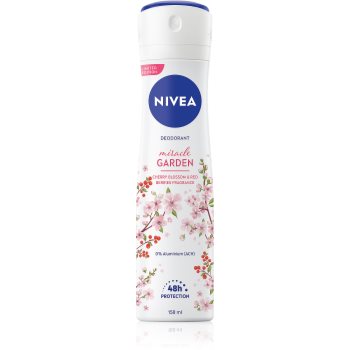 Nivea Miracle Garden Cherry deodorant spray antiperspirant