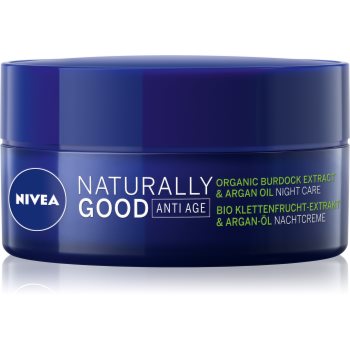 Nivea naturally good cremă de noapte împotriva primelor riduri