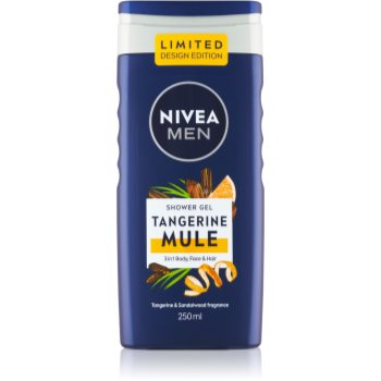 Nivea men tangerine mule gel de dus pentru față, corp și păr