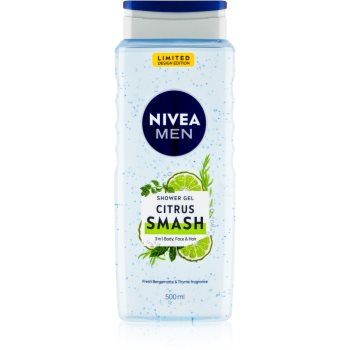 Nivea men citrus smash gel de dus revigorant pentru barbati