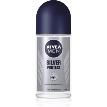 Nivea Men Silver Protect deodorant roll-on antiperspirant pentru barbati Nivea imagine noua