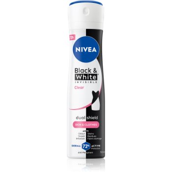 NIVEA Invisible Black & White Clear antiperspirant Spray