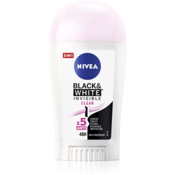 Nivea Invisible Black & White Clear antiperspirant puternic pentru femei Nivea