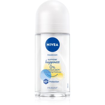 NIVEA Summer Happiness Fresh deodorant roll-on fără săruri de aluminiu