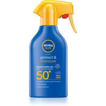 Nivea SUN Protect & Moisture spray autobronzant hidratant SPF 50+