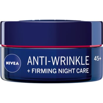 Nivea Anti-Wrinkle Firming Cremă de noapte intensă pentru riduri 45+