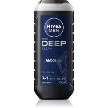 NIVEA MEN Deep Gel de duș pentru bărbați