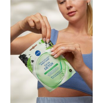 Nivea Urban Skin Detox mască activă și detoxifiantă cu carbon activ - 1 | YEO
