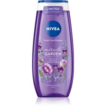 Nivea Miracle Garden Violet & Peonies gel de dus revigorant Online Ieftin accesorii
