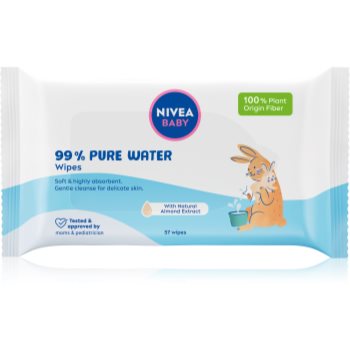 NIVEA BABY Pure Water Servetele umede cu efect revigorant