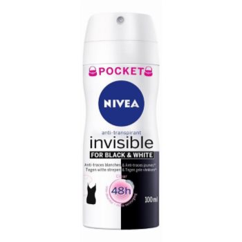 Nivea Invisible Black & White Clear antiperspirant Spray