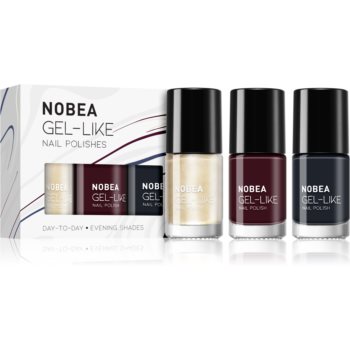 NOBEA Day-to-Day Best of Nude Nails Set set de lacuri de unghii Evening Shades accesorii imagine noua