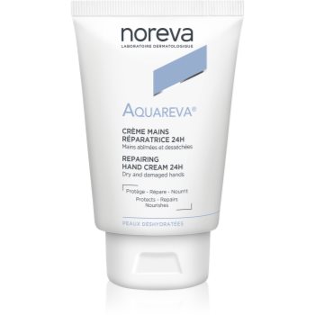 Noreva Aquareva Repairing Hand Cream 24H Cremă de mâini regeneratoare cu efect de hidratare