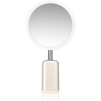 Notino Beauty Electro Collection Round LED Make-up mirror with a stand oglindă cosmetică iluminată accesorii imagine noua