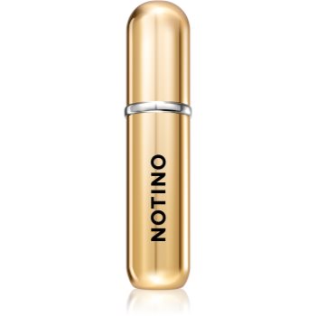 Notino Travel Collection sticluță reîncărcabilă cu atomizor Gold Notino