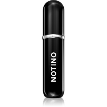 Notino Travel Collection sticluță reîncărcabilă cu atomizor Black Notino