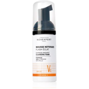 Novexpert Flash Radiance Cleansing Foam spuma de curatat pentru o piele mai luminoasa