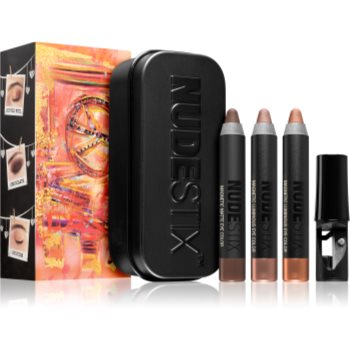 Nudestix kit gold smokey eyes mini set cosmetice decorative (pentru un machiaj fumuriu)