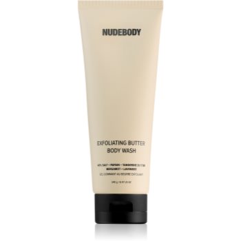 Nudestix Nudebody Exfoliating Butter Body Wash gel de dus imbogatit cu unt cu efect exfoliant