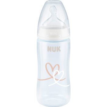 NUK First Choice + 300 ml biberon pentru sugari cu controlul temperaturii 300 imagine noua