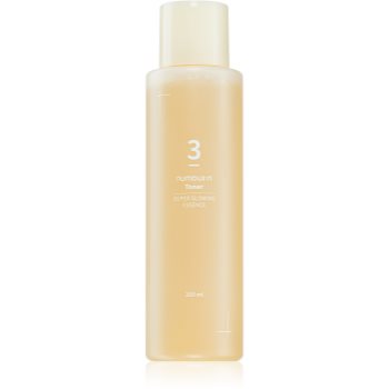Numbuzin No. 3 Super Glowing Essence Toner solutie tonica cu efect de iluminare pentru a restabili fermitatea pielii