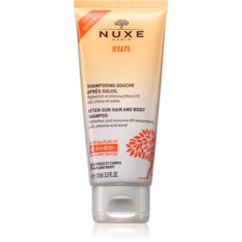 Nuxe Sun After-Sun Hair And Body Shampoo gel de dus pentru corp si par dupa expunerea la soare