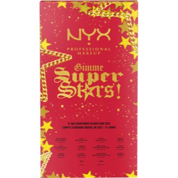 NYX Professional Makeup Gimme SuperStars! 31 Days Calendar Calendar de Crăciun notino.ro imagine noua inspiredbeauty