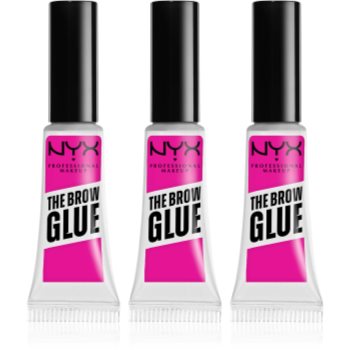 NYX Professional Makeup The Brow Glue gel pentru sprancene